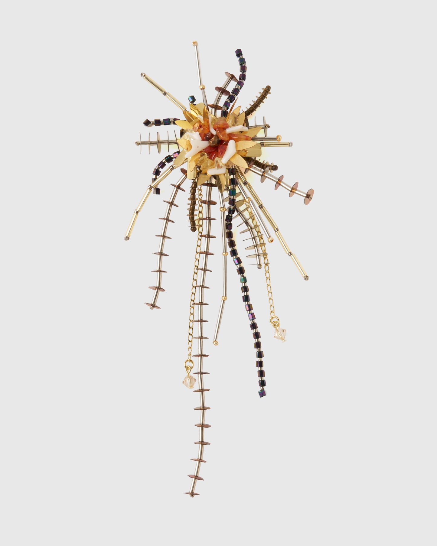 hitting the star earrings Gold (pair)【Delivery in July 2026】