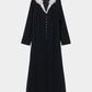 lace sailor collar long dress【Delivery in July 2026】