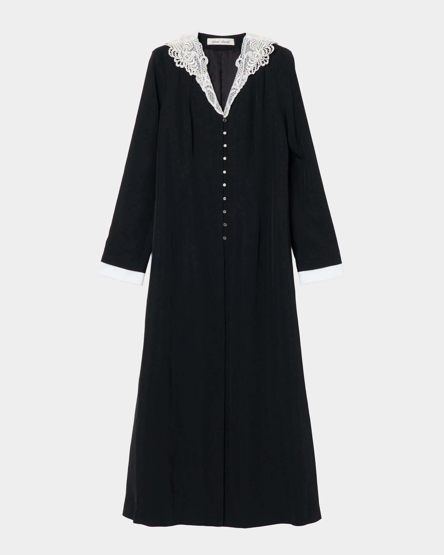 lace sailor collar long dress【Delivery in July 2026】