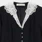 lace sailor collar long dress【Delivery in July 2026】