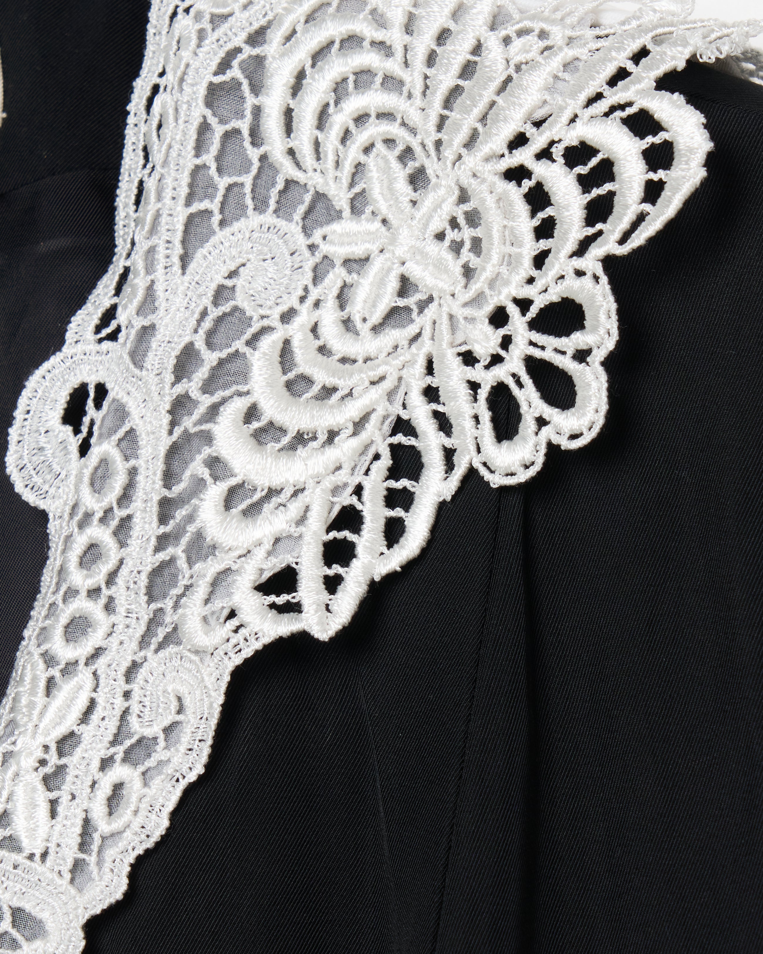lace sailor collar long dress – tanakadaisuke