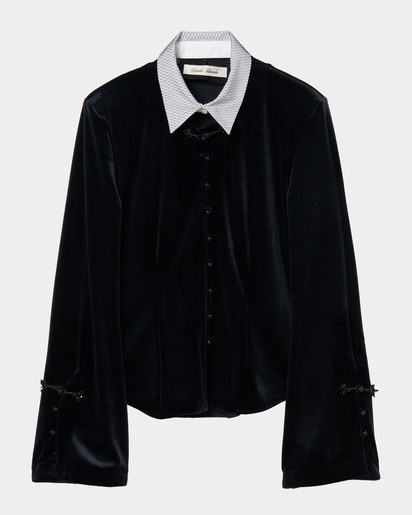 china button velour cardigan【Delivery in June 2026】