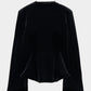 china button velour cardigan【Delivery in June 2026】
