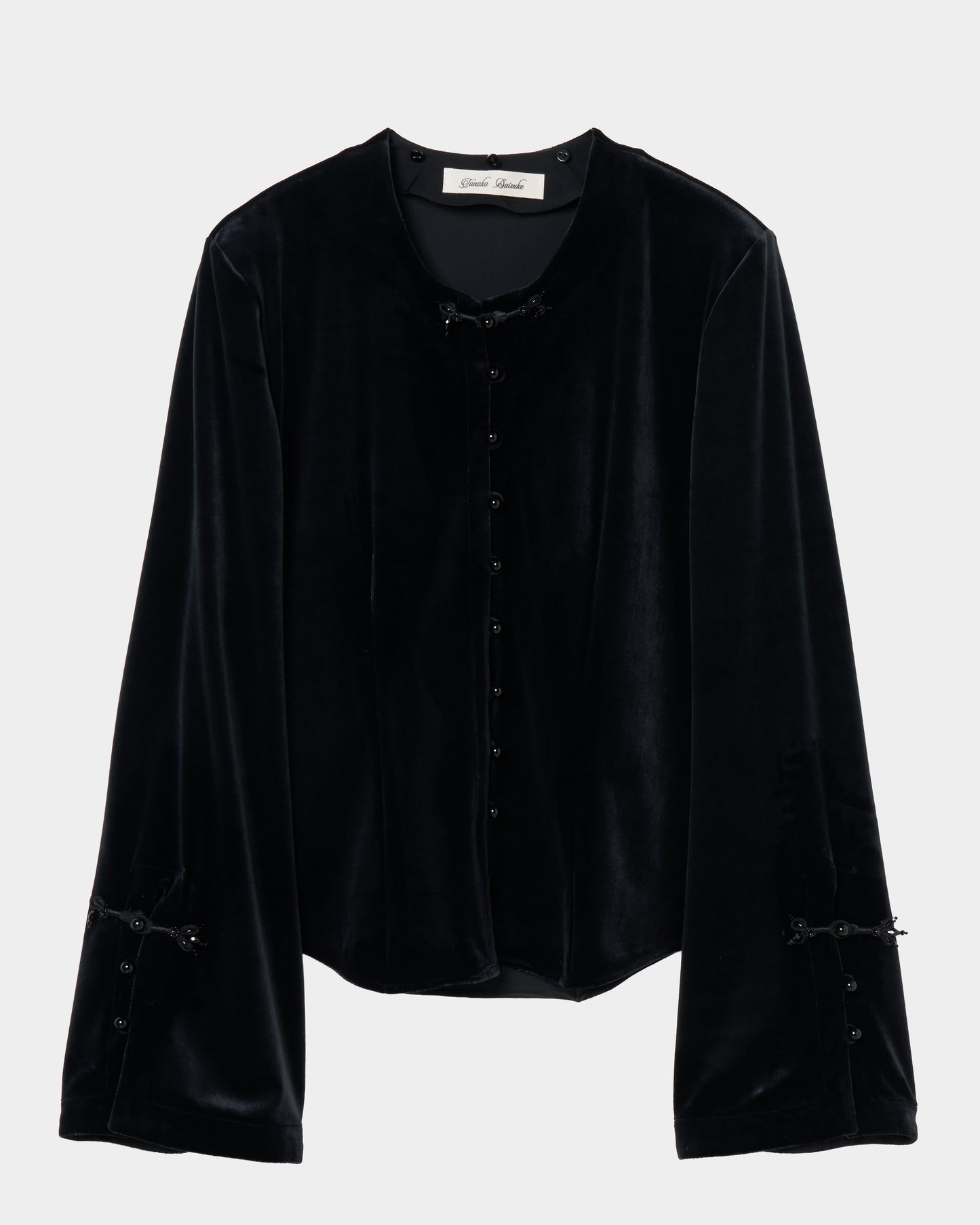 china button velour cardigan【Delivery in June 2026】