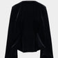 china button velour cardigan【Delivery in June 2026】