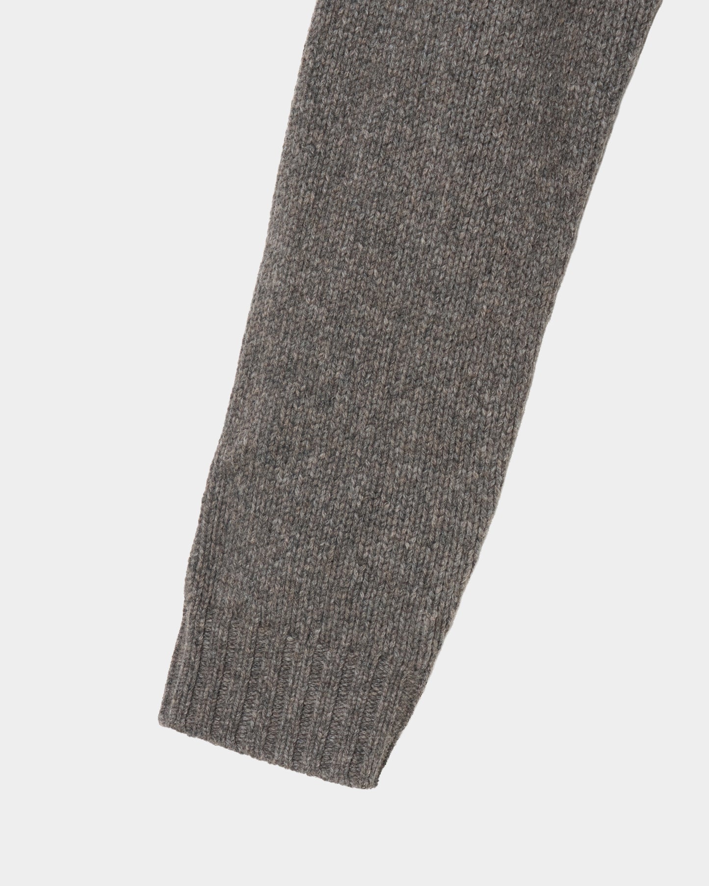 big collar knit pullover Smoky brown【Delivery in August 2026】