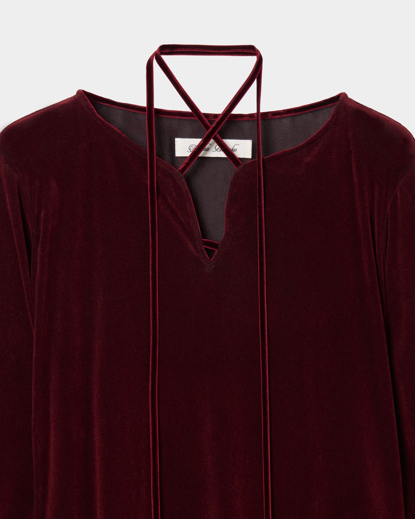 flocky tulle pullover Bordeaux【Delivery in June 2026】