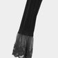 flocky tulle pullover Black【Delivery in June 2026】