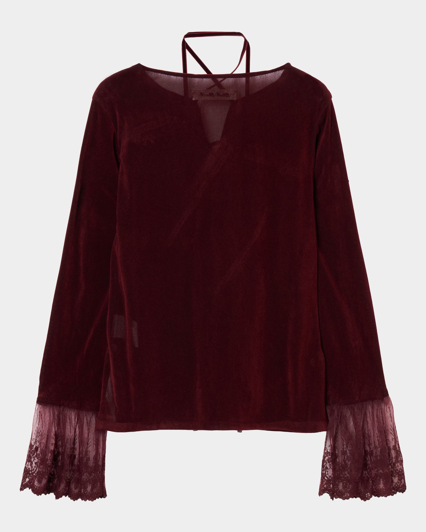 flocky tulle pullover Bordeaux【Delivery in June 2026】