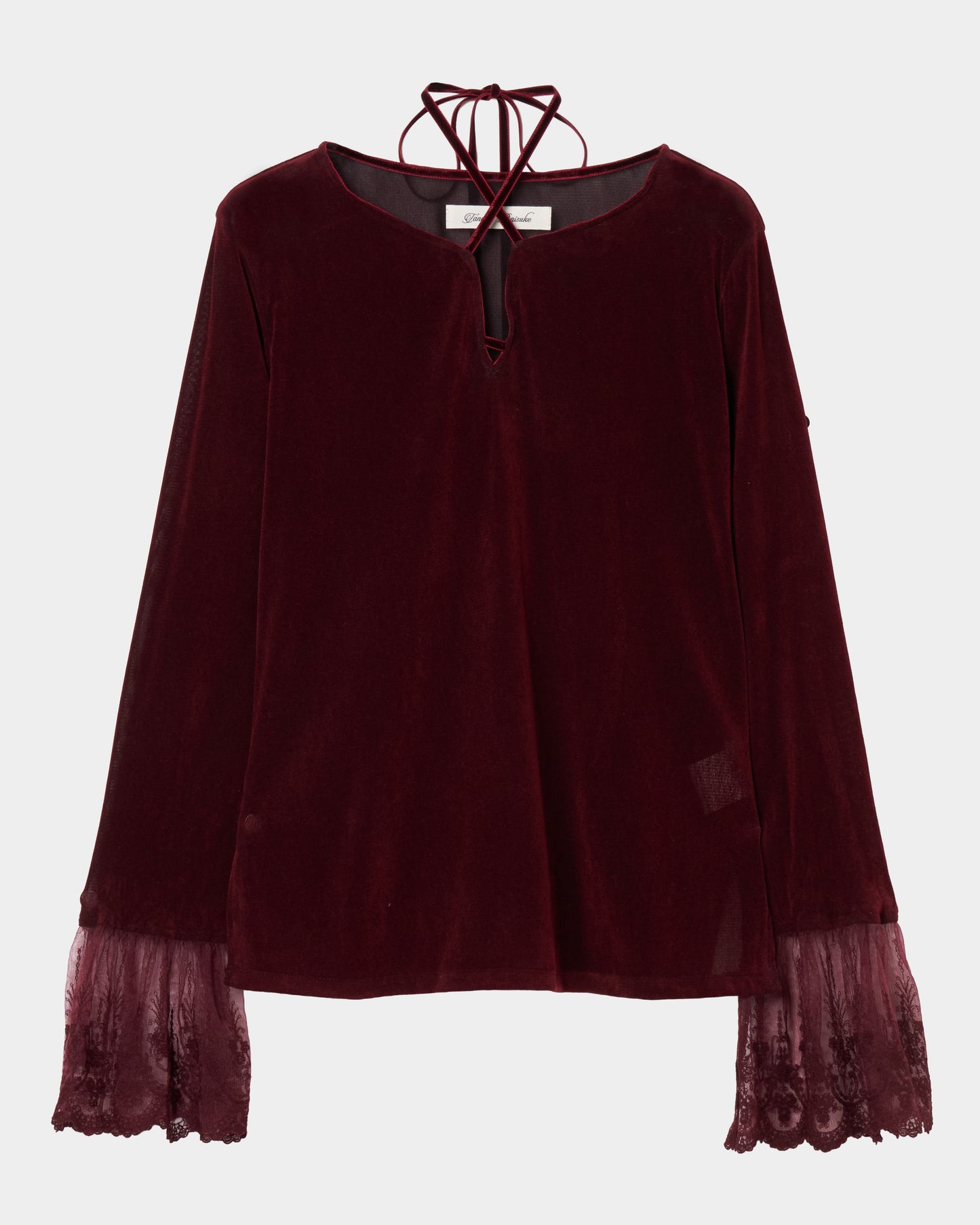flocky tulle pullover Bordeaux【Delivery in June 2026】