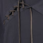double ribbon lace up riv tops Charcoal gray【Delivery in June 2026】