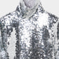 spangle tulle pullover Silver