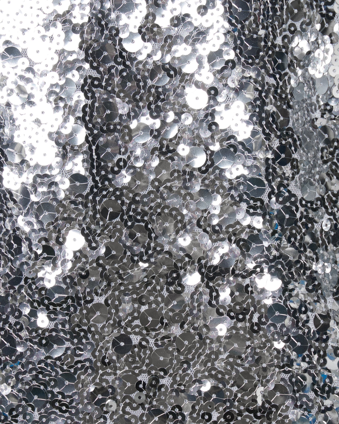 spangle tulle pullover Silver
