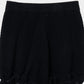 lace crochet knit ribbon short pants Black【Delivery in August 2026】