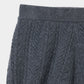 lace crochet knit ribbon short pants Gray【Delivery in August 2026】