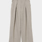 piercing stripe cross tack pants Greige【Delivery in July 2026】