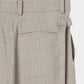 piercing stripe cross tack pants Greige【Delivery in July 2026】