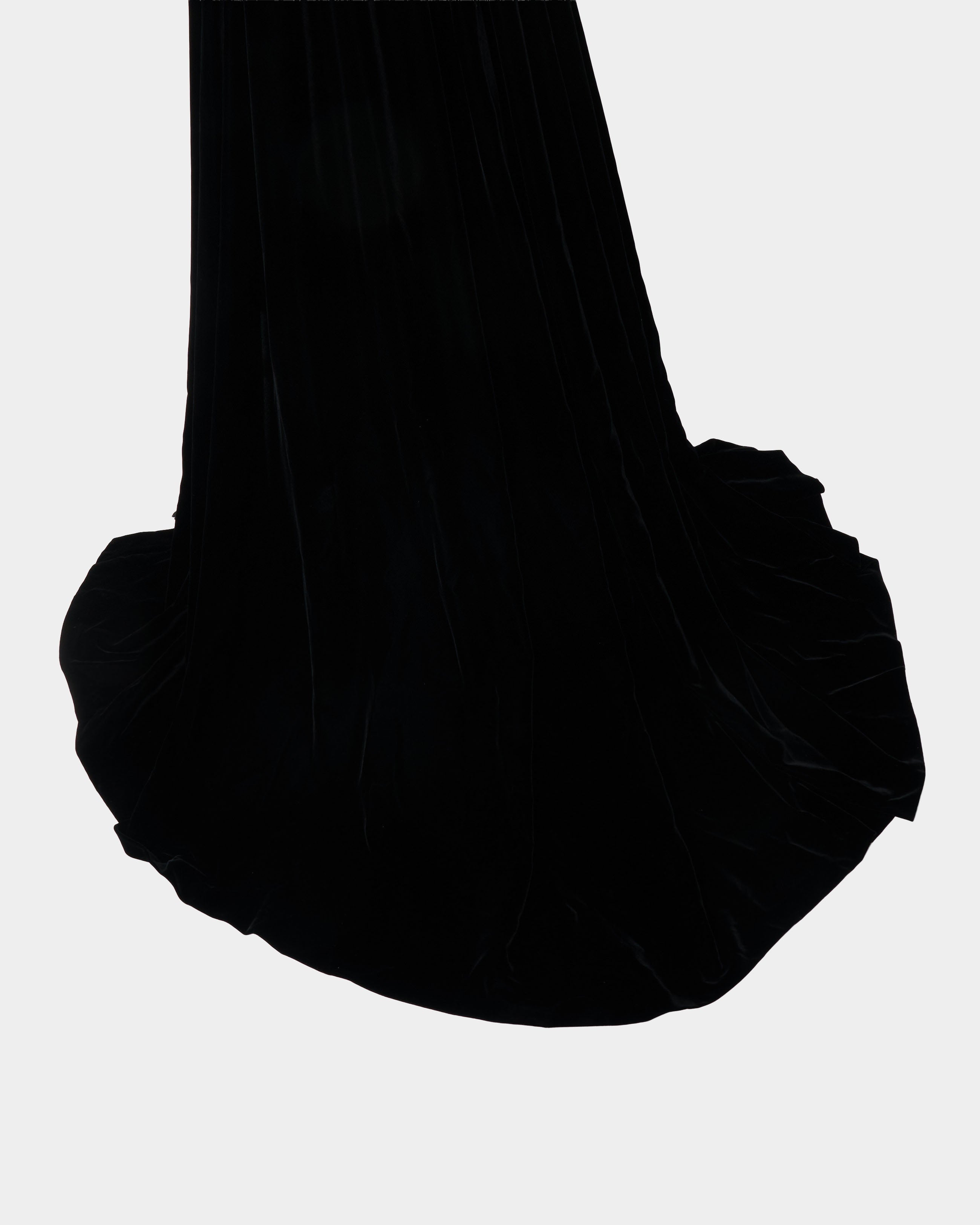 タナカダイスケ|ドレス|power shoulder drape dress – tanakadaisuke
