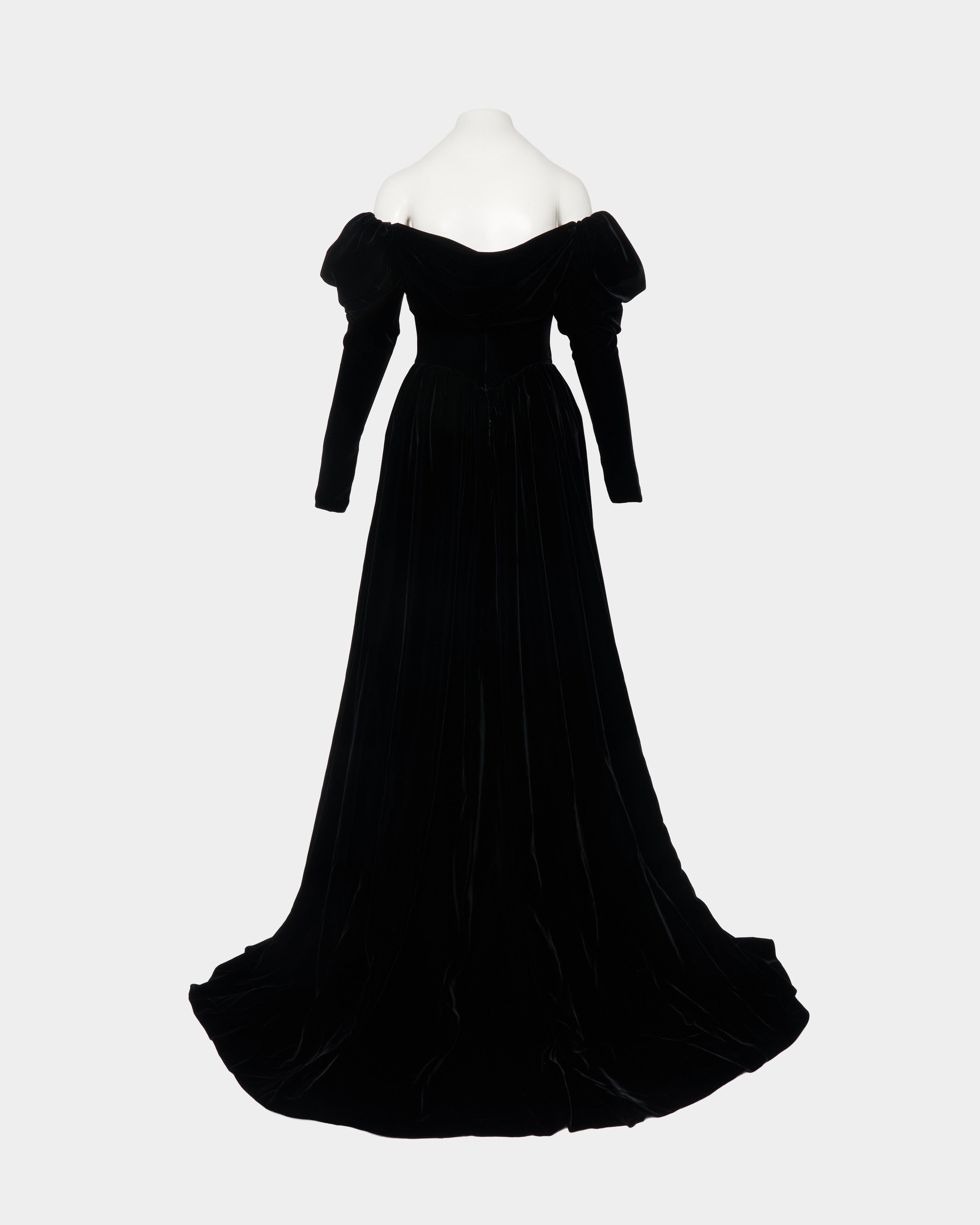 タナカダイスケ|ドレス|power shoulder drape dress – tanakadaisuke