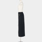 metal buckle stripe wool wrap skirt Black【Delivery in July 2026】