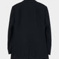 metal embroidery stripe wool jacket Black【Delivery in July 2026】
