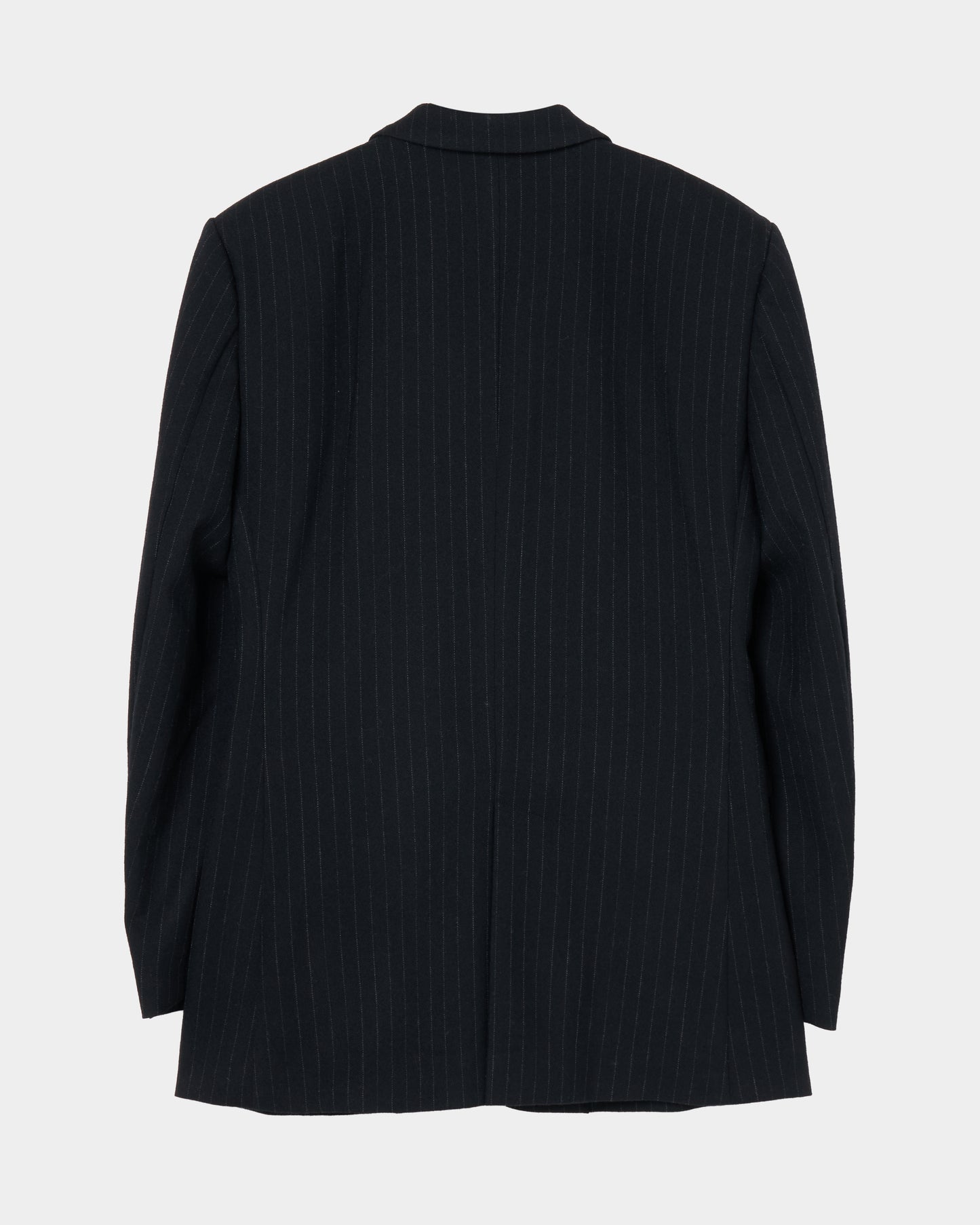 metal embroidery stripe wool jacket Black【Delivery in July 2026】