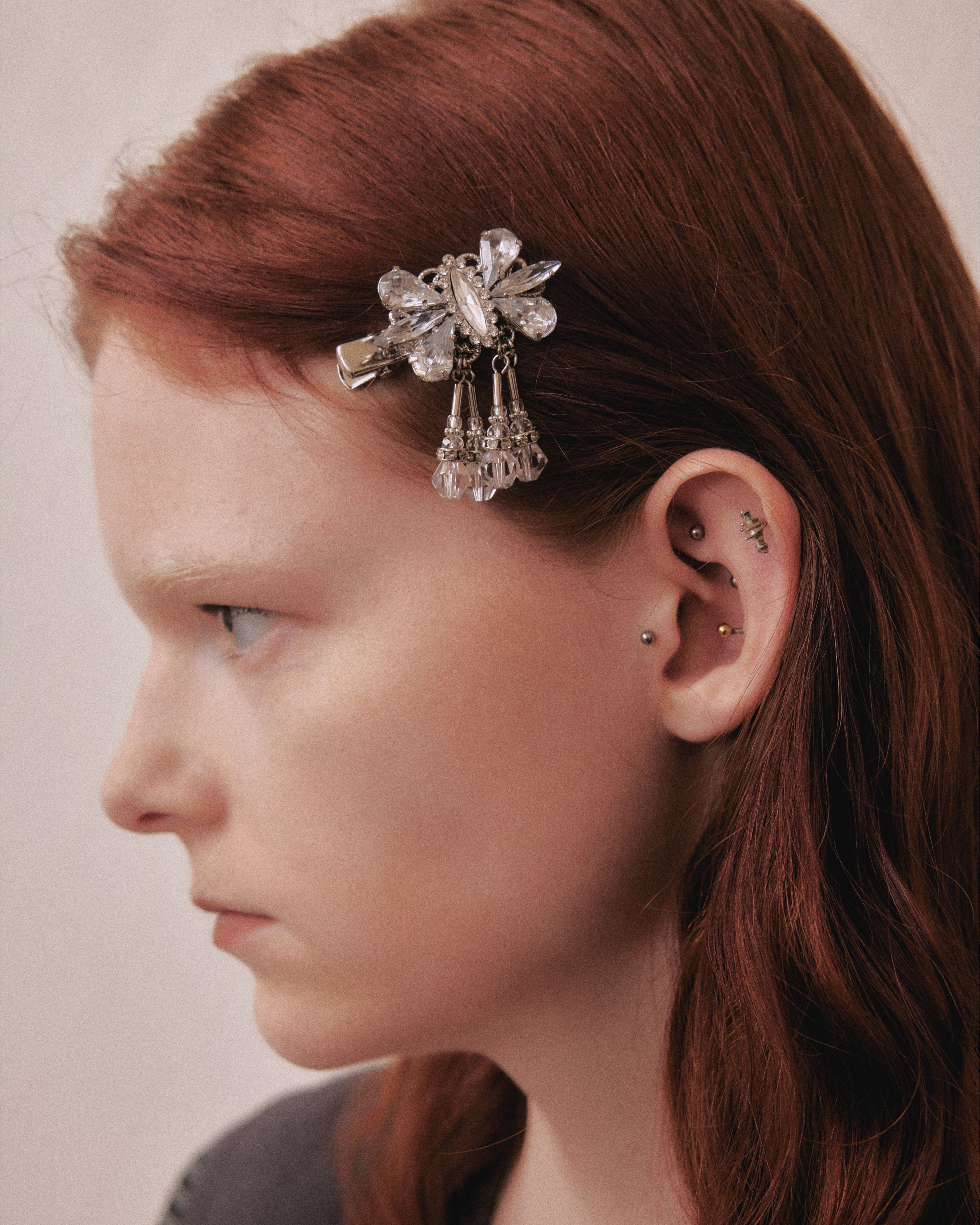 tanakadaisuke(タナカダイスケ)|アクセサリー|Ribbon bijou hair clip