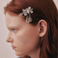Ribbon bijou hair clip Silver【Delivery in February 2027】
