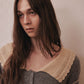Lace collar knit pulover Gray【Delivery in January 2027】