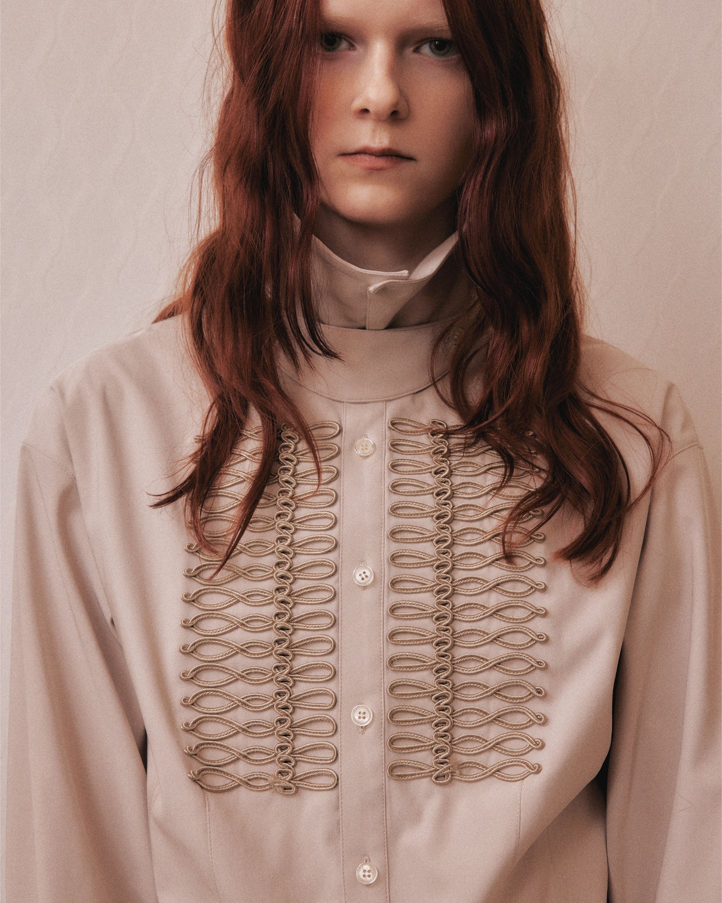 Napoleon shirt jacket Greige【Delivery in January 2027】