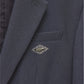 Stripe lining cropped jacket Gray【Delivery in January 2027】
