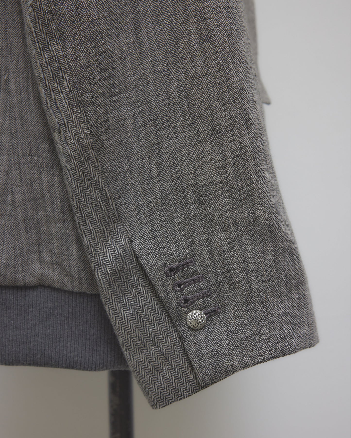 Double layer emblem jacket Gray【Delivery in January 2027】