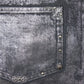 silver foil denim tote bag Black【Delivery in March 2027】