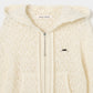 mohair lace knit hoodie Ivory【Delivery in August 2026】