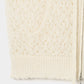 mohair lace knit hoodie Ivory【Delivery in August 2026】