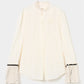 lace cuffs tack blouse Ivory【Delivery in June 2026】