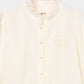 lace cuffs tack blouse Ivory【Delivery in June 2026】