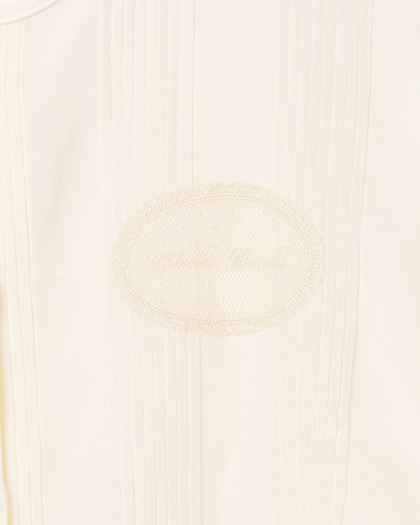 lace cuffs tack blouse Ivory【Delivery in June 2026】