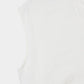 shell button side tack no sleeve blouse White【Delivery in June 2026】