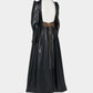 silver studs leather dress【Delivery in September 2026】