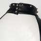 silver studs leather dress【Delivery in September 2026】