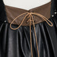 silver studs leather dress【Delivery in September 2026】