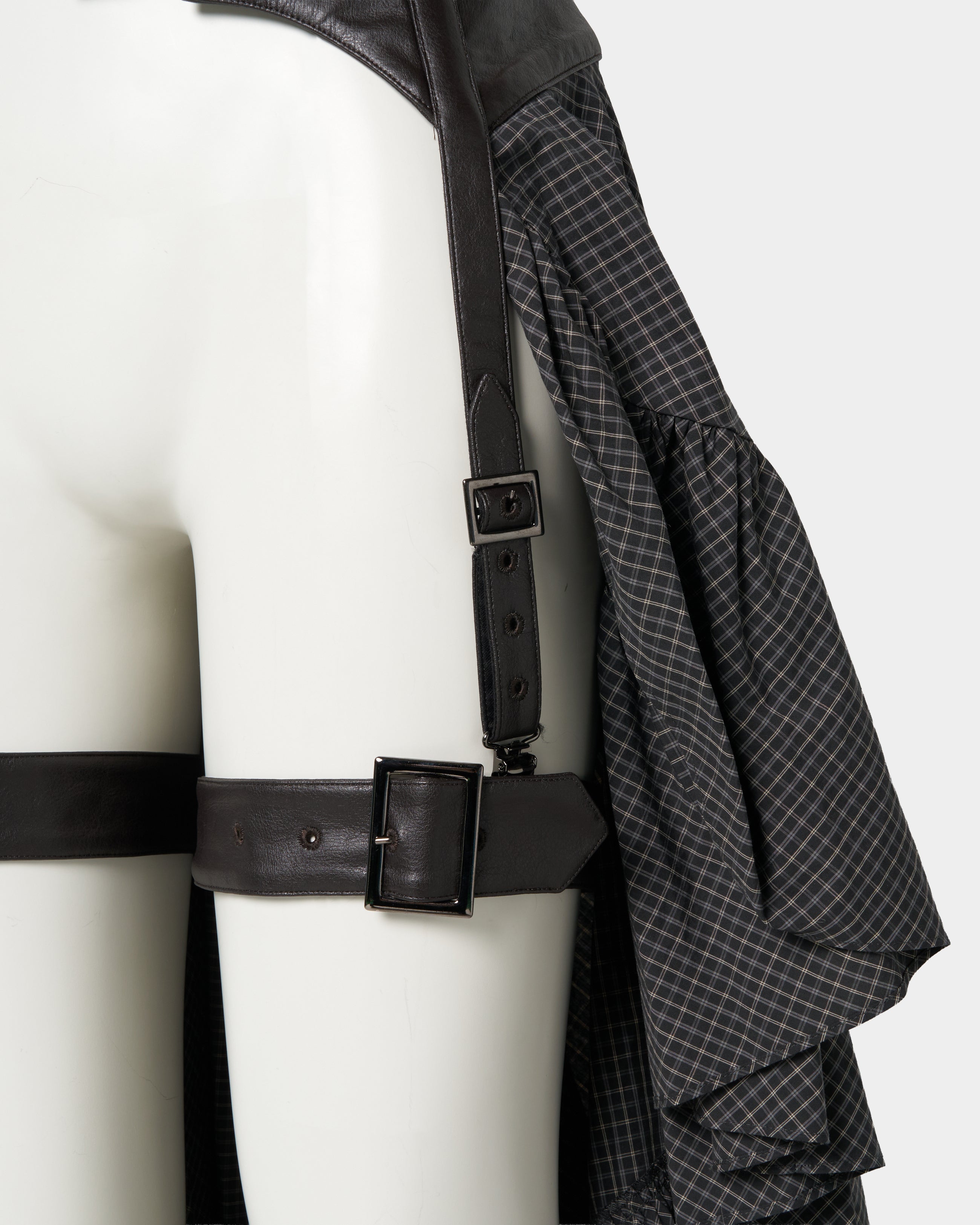 タナカダイスケ|スカート|gartered check skirt – tanakadaisuke