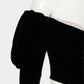 check corset velvet blouse Black【Delivery in September 2026】