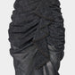 meteorite print tulle drape skirt Dark Green【Delivery in August 2026】