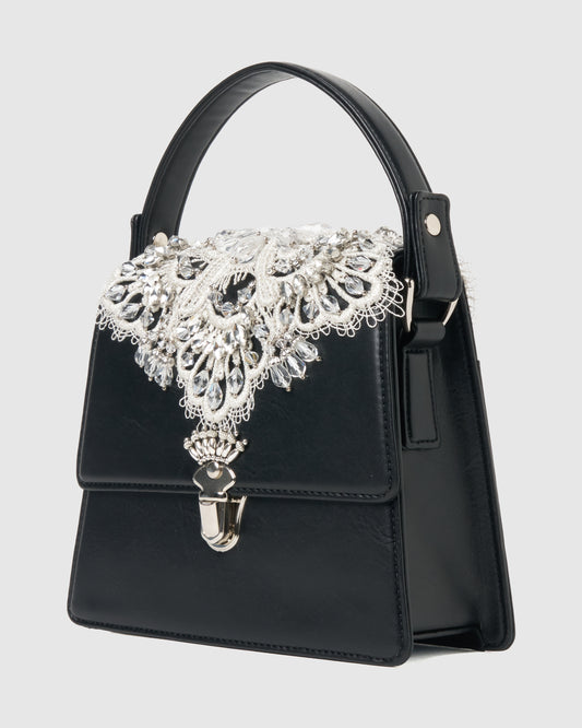 silver doily lace mini bag【Delivery in August 2026】