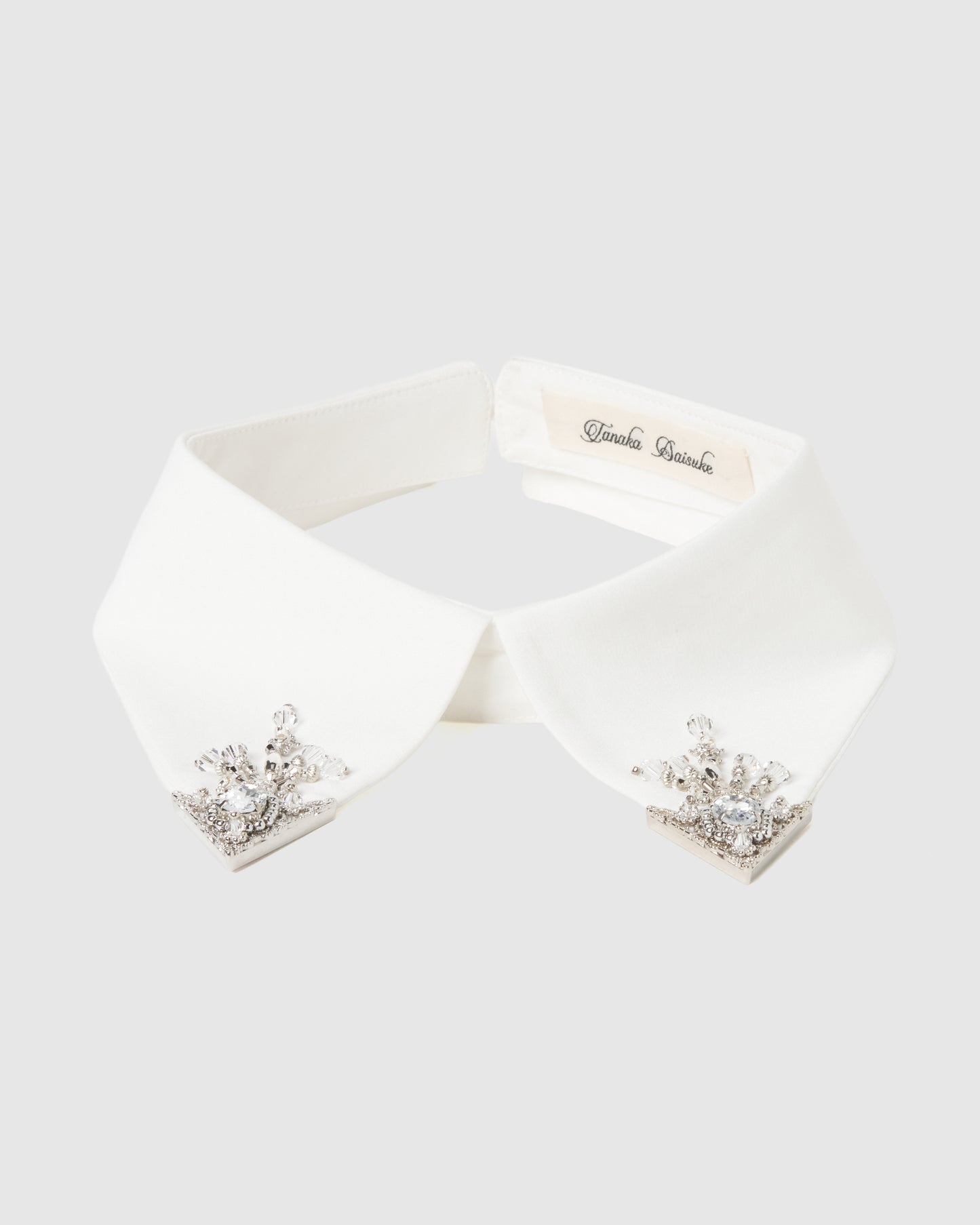 crystal silver tip collar【Delivery in July 2026】
