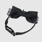 Black beads satin bowtie【Delivery in August 2026】
