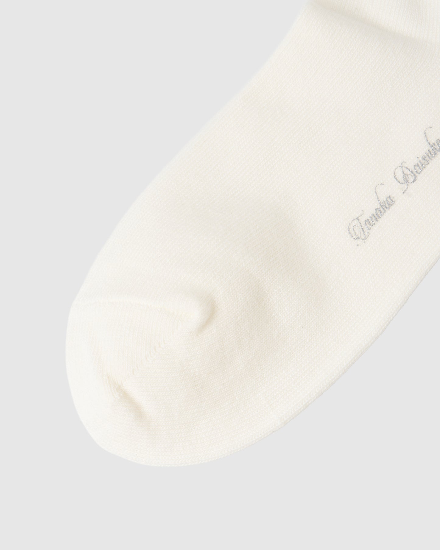 black bijou ribbon socks White【Delivery in July 2026】