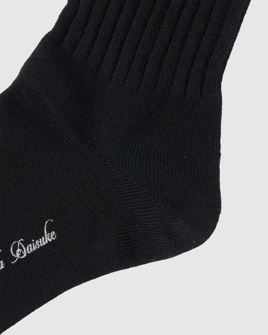 ribbon lace socks Black【Delivery in February 2027】